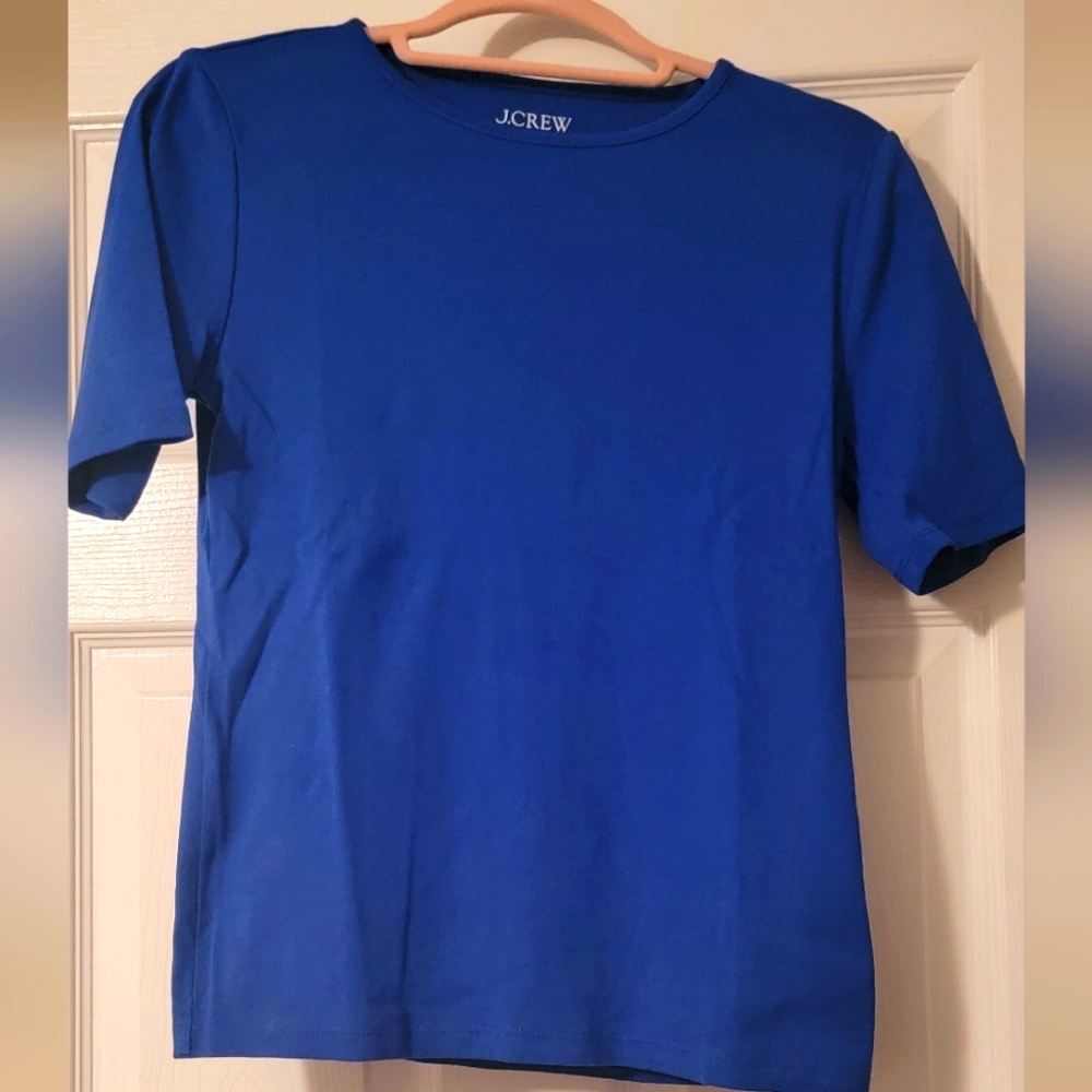 Jcrew Perfect-fit elbow-sleeve T-shirt